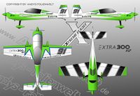 Extreme Flight Extra 300 V2 91&deg;