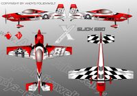 Slick 580 Extreme Flight got your six red